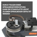BOKA SBG-40 Heavy Duty Universal Bender, Combined Scroll, Radius and Angle Bending, Metal Scroll Bender, Metal Bending Machine