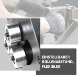 BOKA PR-5 Manual round bending machine, 3-roller bender for flat and round steel, bending radius 70 mm (2-3/4")