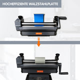 BOKA round bending machine 3-roller for 1 mm sheet bending machine 300 mm wide SJ-300 round bending machine